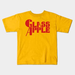 Glass Apple Topeka (front/back) Old (sm) & New on back Kids T-Shirt